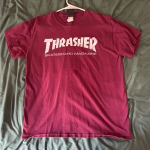 Thrasher Men's Burgundy Skate Tee